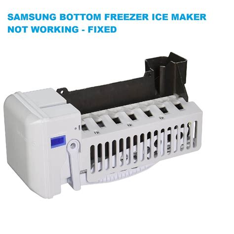 samsung bottom freezer ice maker not working|samsung refrigerator not dropping ice.